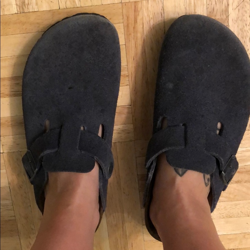 Woman’s Birkenstock’s moccasin shoes